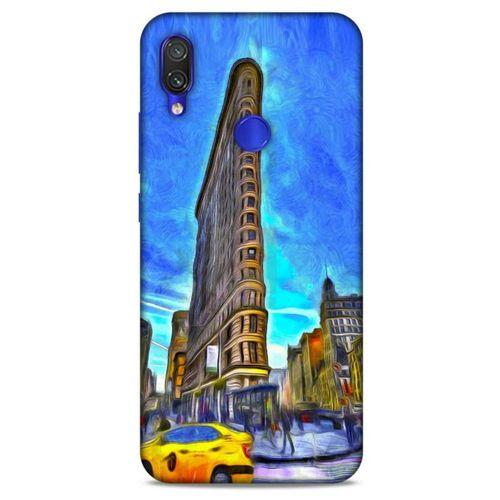 Xiaomi Redmi Note 7 Kılıf Dünya Mimarisi (7) Telefon Kılıfı Flat Iron New York