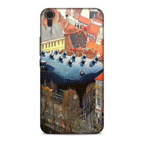 Huawei Honor 8a Kılıf Dünya Mimarisi (32) Soft Silikon Kılıf Kunsthaus Müzesi Avusturya