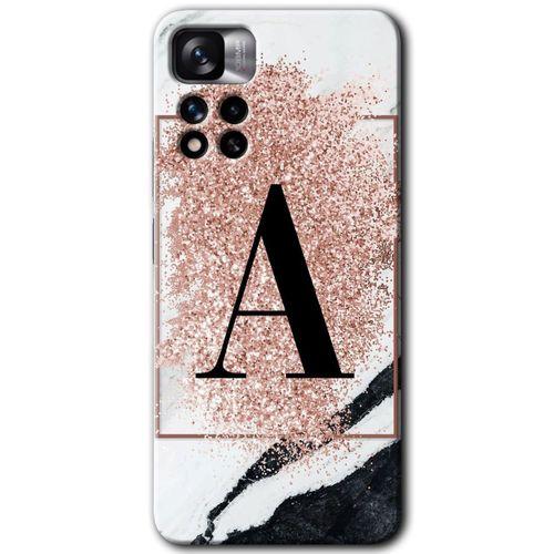 Potkal Hediye Fabrikası Xiaomi Redmi Note 11 Pro Plus 5G Kılıf HD Desen Baskılı Arka Kapak - Yarım Mermer