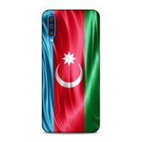 Samsung Galaxy A30s Uyumlu Kılıf Azarbaijan (36) Glitter Kılıf Tam Bayrak