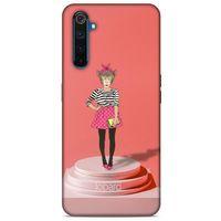 Oppo Realme 6 Pro Kılıf FunnyMaX (9) Kılıf Gül Kurusu Maymun