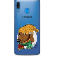 Zoologix (85) Samsung Galaxy M10 Şeffaf Kılıf Silikon Desenli