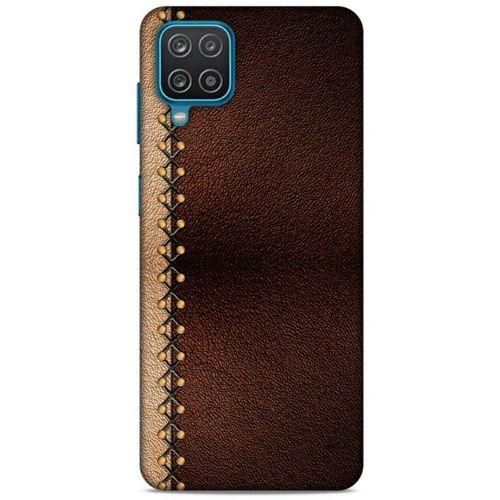 Lopard Samsung Galaxy A12 Uyumlu Kılıf Patchwork (21) Koruyucu Kapak