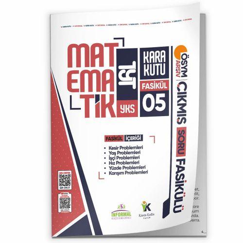 2026 TYT Matematik Kara Kutu 5 Fasikül ÖSYM Çıkmış Soru Bankası PROBLEMLER 2 Çözümlü Modüler Set