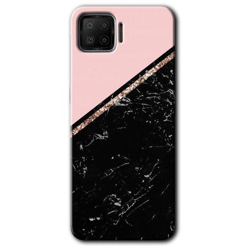 Oppo A73 Kılıf HD Desen Baskılı Arka Kapak - Yarım Mermer