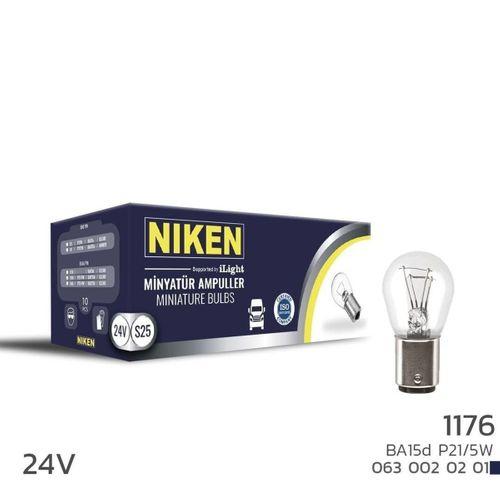 Niken 24V 1176 Ampul BA15D 10 LU