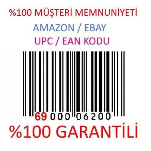 500 ADET GTİN EAN UPC BARKOD KODLARI - GS1 KAYITLI