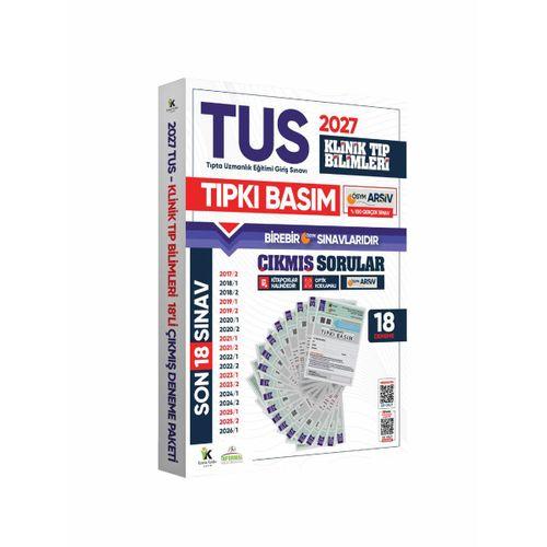 2027 TUS Klinik Tıp Bilimleri ÖSYM Çıkmış Soru Tıpkı Basım Son 10 Yıl 18li Deneme Kitapçığı