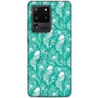 Samsung Galaxy S20 Ultra Kılıf Desenli Özel Seri Tüyler (45) Liquid Air Kılıf