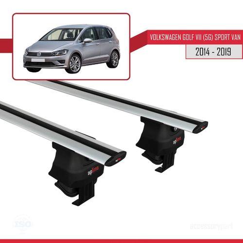Volkswagen Golf VII (5G) Sport Van 2014-2019 Arası ile uyumlu ACE-4 Ara Atkı Tavan Barı GRİ