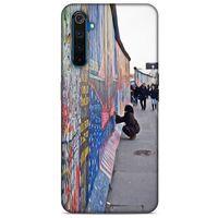 Oppo Realme 6 Kılıf Almanya (40) Fit Silikon Kılıf Berlin Duvarı