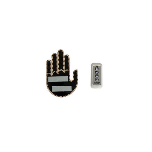 Gesture Uzaktan Kumandalı El Orta Parmak Led Araba Içi Led 3 Farklı Mod