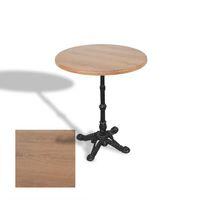 Dockers Çipa 1002 Döküm Ayak Yuvarlak Masa Çap 60cm - (Werzalit, Wermodin ve Allzalit Tabla) - Novagento