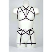 Göğüs Ve Jartiyer Kemerli Seksi Harness - Brf161