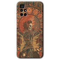 Redmi 10 Kılıf HD Desen Baskılı Arka Kapak - İskelet Aşk + Kırılmaz Cam