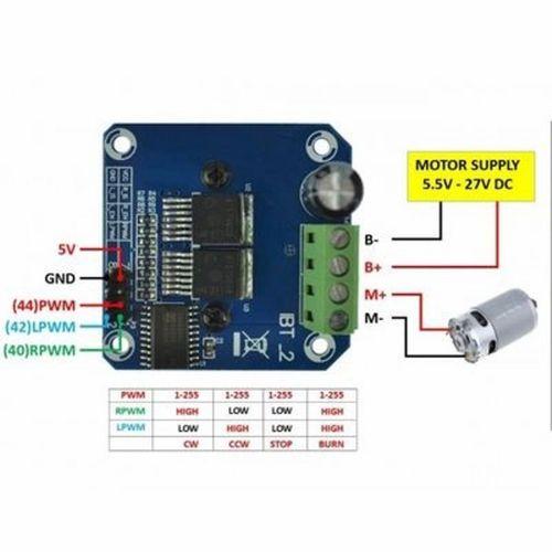 BTS7960B 40 Amper Motor Sürücü Kartı