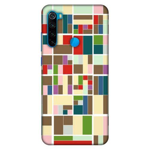 Lopard Xiaomi Redmi Note 8 Uyumlu Kılıf Soyut Sanat (47) Baskılı Crystal Flex Kılıf