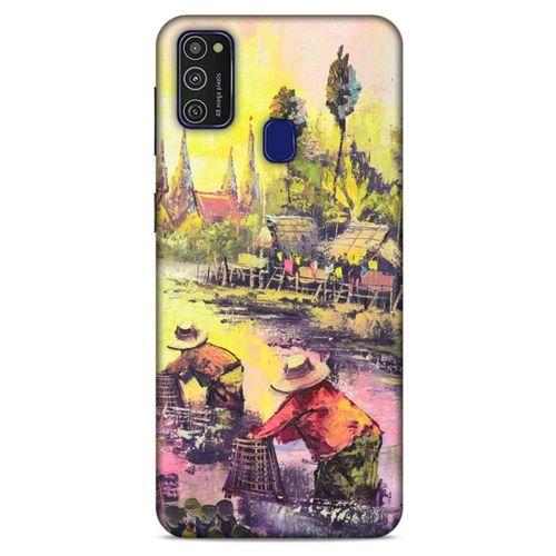 Cityx (14) Samsung Galaxy M21 Kılıf Silikon Kapak Desenli