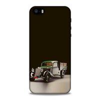 Lopard Apple Iphone 5S Uyumlu Kılıf PickUpX (48) Bumper Kılıf Yeşil Siyah