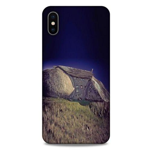 Apple iPhone XS Max Kılıf Dünya Mimarisi (30) Silicone Case Stone House Portekiz