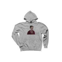 Enola Holmes Silhouette Gri Kaüpşonlu Sweatshirt Hoodie Unisex