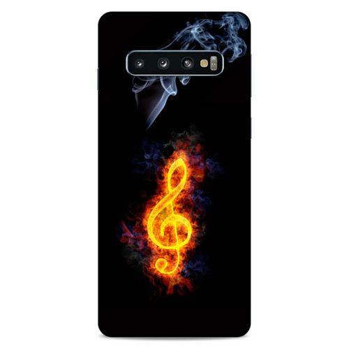 Lopard Samsung Galaxy S10 Uyumlu Kılıf FireX (13) Silikon Kap Sembol G Clef