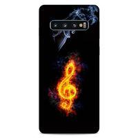 Lopard Samsung Galaxy S10 Uyumlu Kılıf FireX (13) Silikon Kap Sembol G Clef