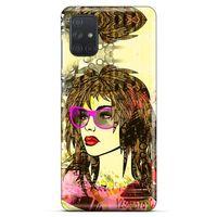 Lopard Samsung Galaxy M51 Uyumlu Kılıf Sürreal Yüzler ♀ (18) Telefon Kılıfları Desenli