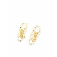 Zincir Sallantılı Küpe - Altın