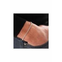 Unisex Tilki Kuyruğu Gümüş Renk Alaşım Erkek Bileklik Künye SNJ-012