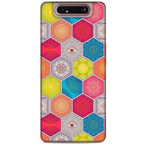 Ethnic Culture (39) Samsung Galaxy A80 Kılıf Silikon Kapak Desenli