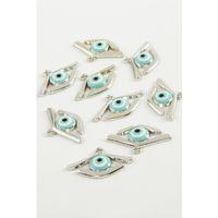 Göz Tek Kulplu Mineli Bileklik ve Kolye Ucu Aparatı 1 Adet