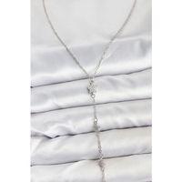 316L Çelik Zincir Gümüş Renkli Yıldız Model Kadın Y Kolye