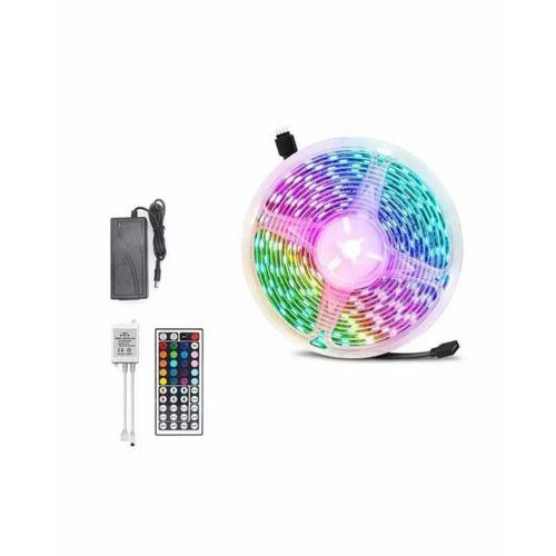 5050 Rgb Led Şerit 5 Metre Uzaktan Kumandalı Ortam Aydınlatma Led