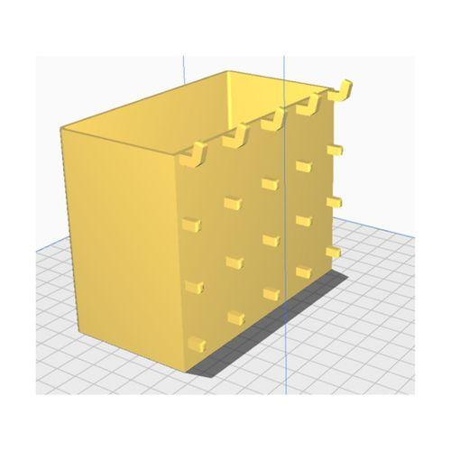 - Ayarlanabilir Blender için Peg Board Kutuları