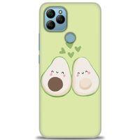 General Mobile GM 21 Kılıf HD Baskılı Kılıf - Avacado + Tam Ekran Koruyucu