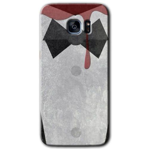Samsung Galaxy S7 Edge HD Baskılı Kılıf + 9D Tam Ekran Koruyucu - Gentleman Blood