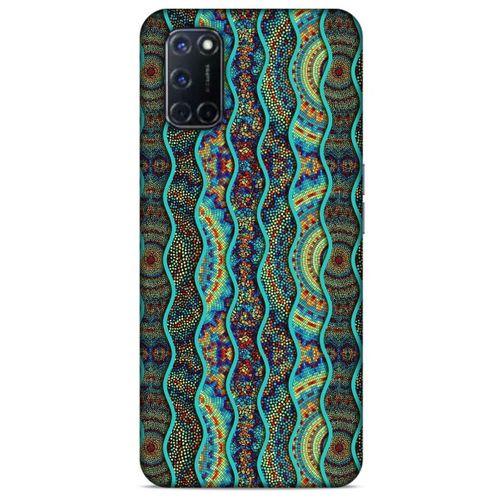 Oppo A72 Kılıf Baskılı Özel Seri Taşlı (32) Soft Silikon Kılıf