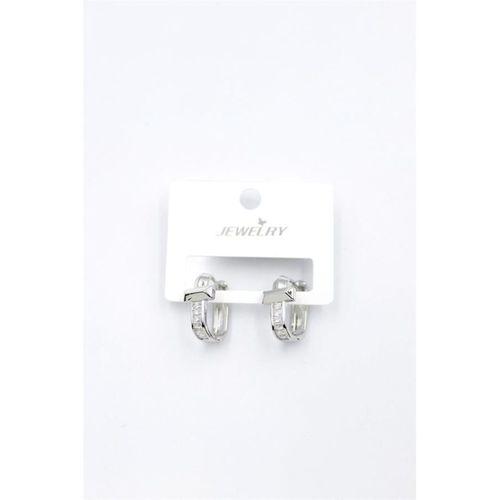 Taşlı Küpe - Gümüş