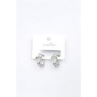 Taşlı Küpe - Gümüş