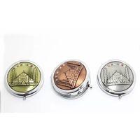 Metal İstanbul Temalı Yöresel Kabartmalı El Aynası 2alk112