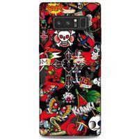 Samsung Galaxy Note 8 Uyumlu Kılıf Motorsiklet (31) TPU Kılıf Kurukafa