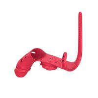 Parmak takılabilir fiziksel dildo + Gül Titreşimli 2'si 1 arada yeni tasarım parmak vibratörü