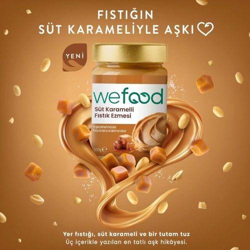 Wefood Süt Karamelli Fıstık Ezmesi 300 Gr
