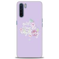 Oppo A91 / Reno 3 Kılıf HD Baskılı Kılıf - Anything + Tam Ekran Koruyucu