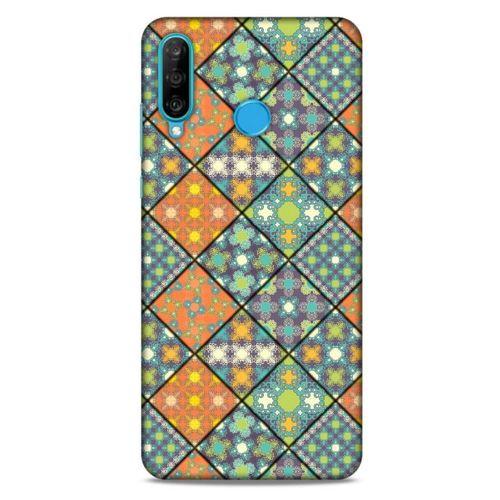 Ethnic Culture (49) Huawei P30 Lite Kılıf Silikon Kapak Desenli