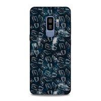 Samsung Galaxy S9 Plus Uyumlu Kılıf Utopia (30) Silicone Case Pembe Yeşil