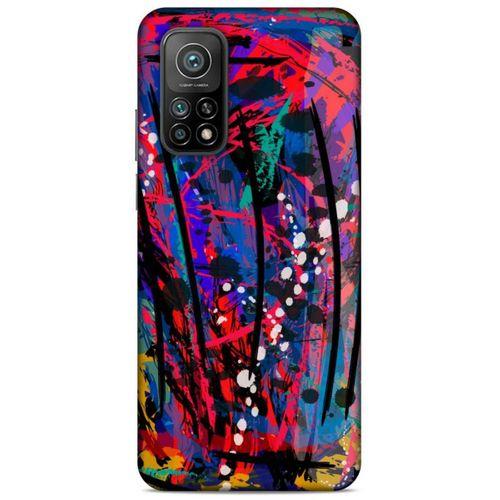 Lopard Xiaomi Mi 10T Pro 5G Uyumlu Kılıf Soyut Sanat (46) Desenli Core Armor Kılıf