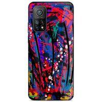 Lopard Xiaomi Mi 10T Pro 5G Uyumlu Kılıf Soyut Sanat (46) Desenli Core Armor Kılıf