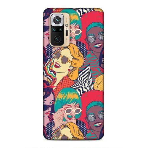 Xiaomi Redmi Note 10 Pro Uyumlu Kılıf Face'X 22 Tam Koruma Kılıfı Gözlüklü